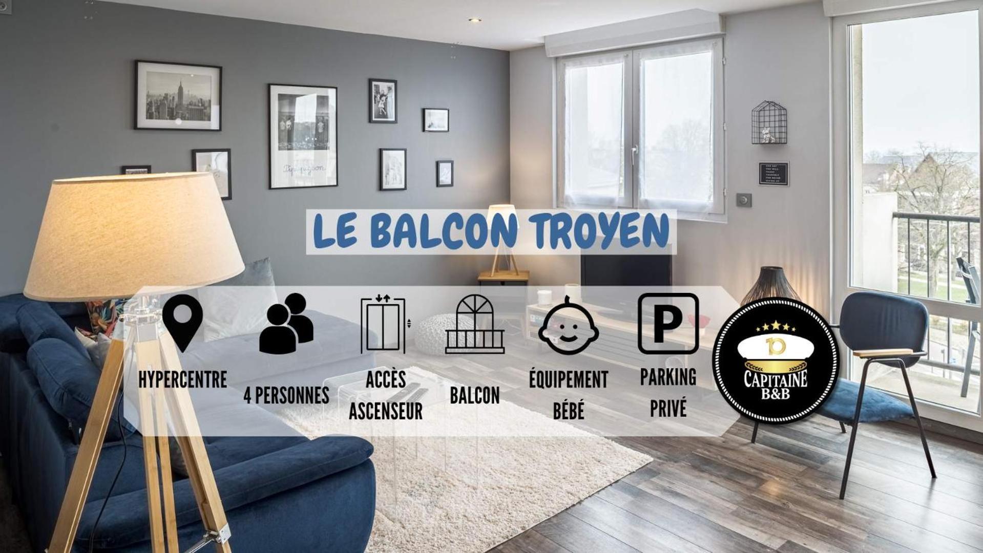 דירות טרואה Le Balcon Troyen - Proche Hypercentre - 4 Pers. מראה חיצוני תמונה